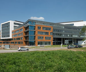 Der neue Bürokomplex auf dem Businesscampus Garching genannt A10